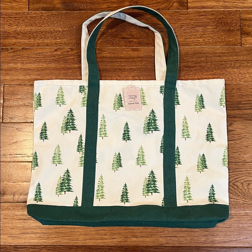 Evergreen Trees Canvas Tote Bag - Picture 4 of 6